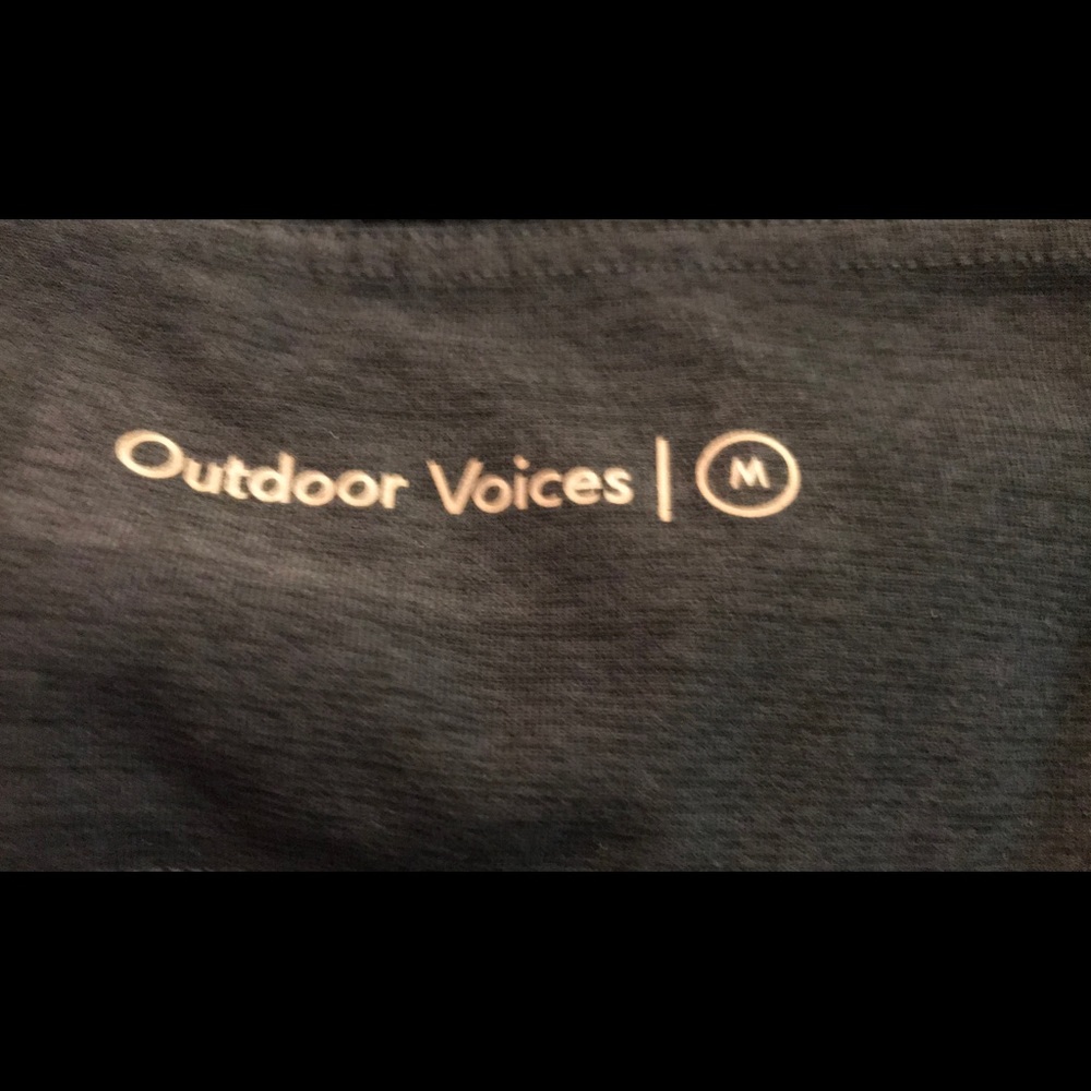 Outdoor voices technical 7/8th pants Med. black